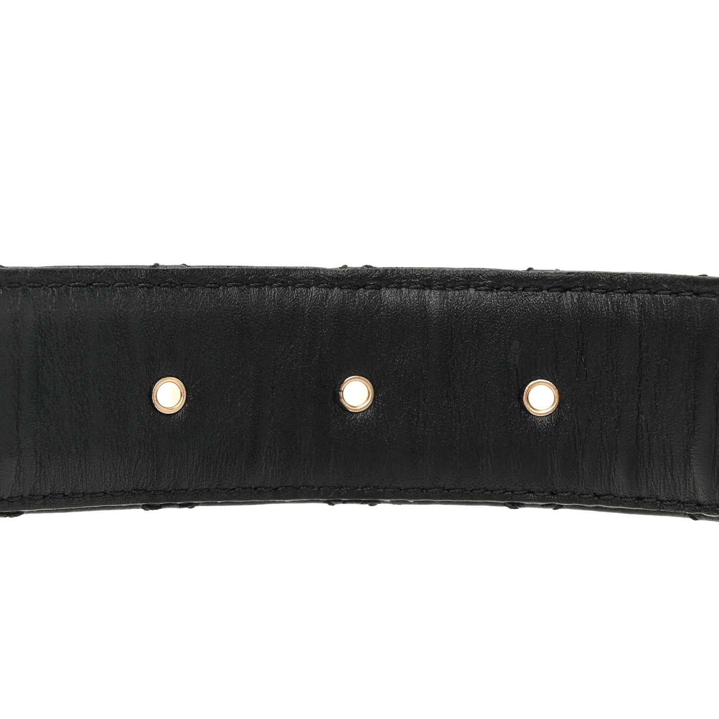 Calfskin Quilted CC Chain Belt 120 48 Black