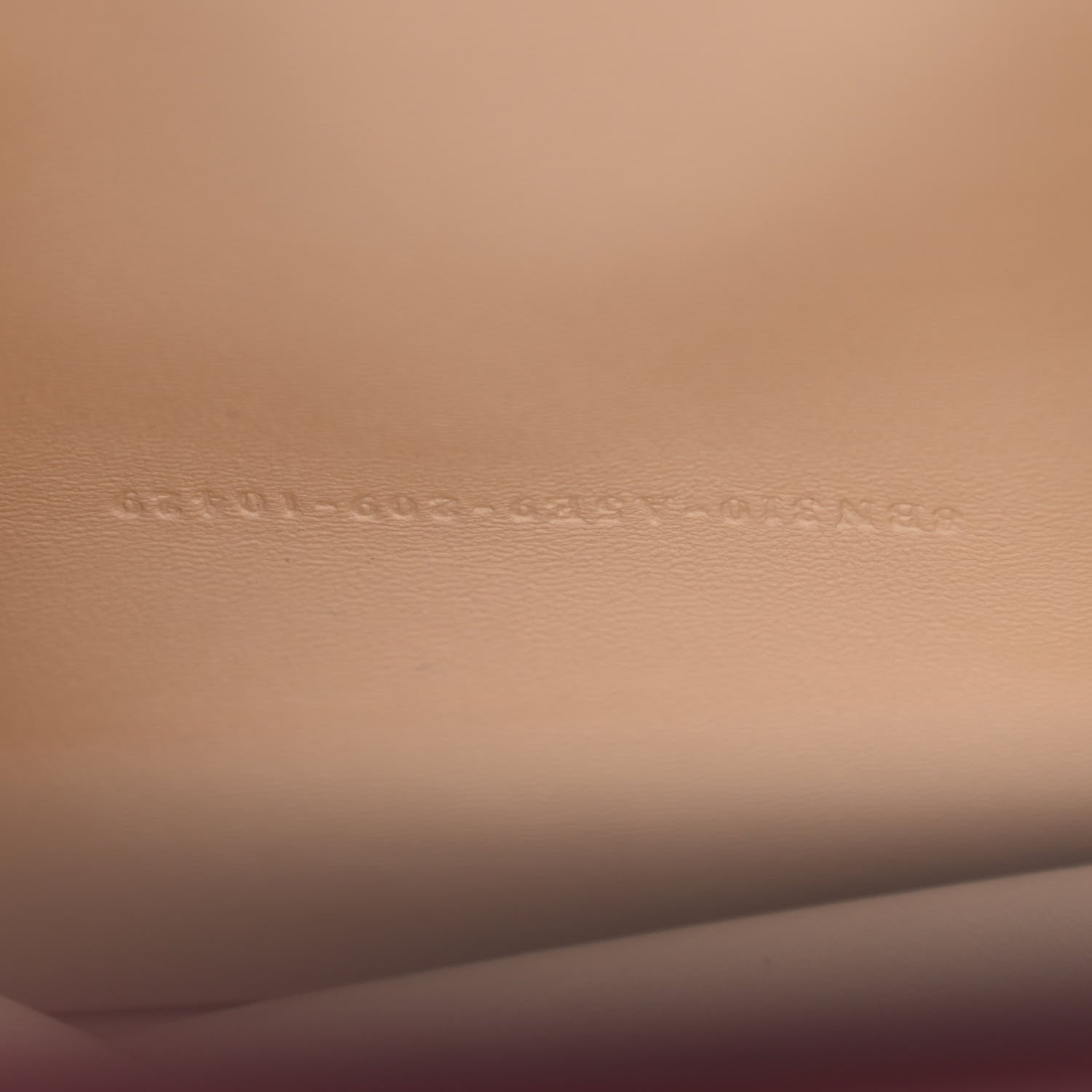 Fendi Vitello Seta Glazed Fabric FF 1974 Medium Peekaboo X-Lite Barolo Mogano Panna 7 of 10