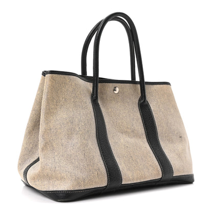 Hermes Toile H Buffle Skipper Garden Party 36 MM Tote Black 3 of 9