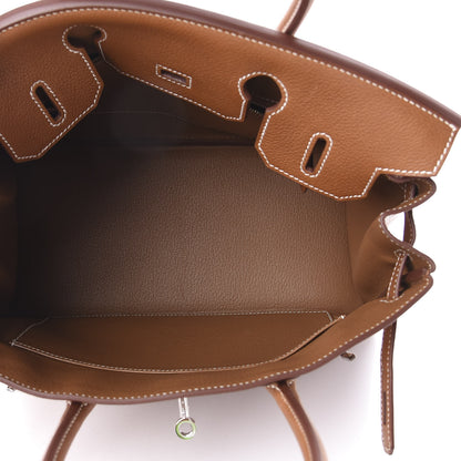 Hermes Natural Barenia Faubourg Birkin 30 Fauve 5 of 12