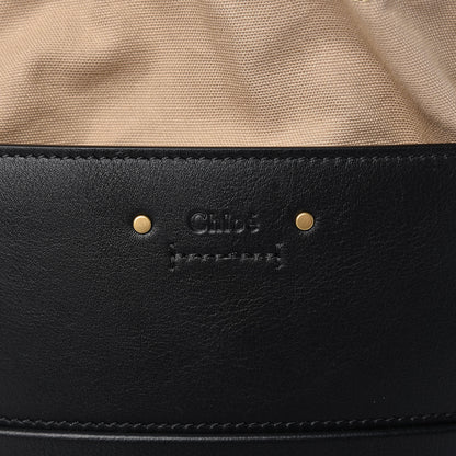 Chloe Smooth Calfskin Small Roy Bucket Bag Black 8 of 10