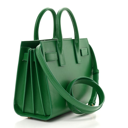 Saint Laurent Calfskin Nano Sac De Jour New Vert Praire 3 of 12