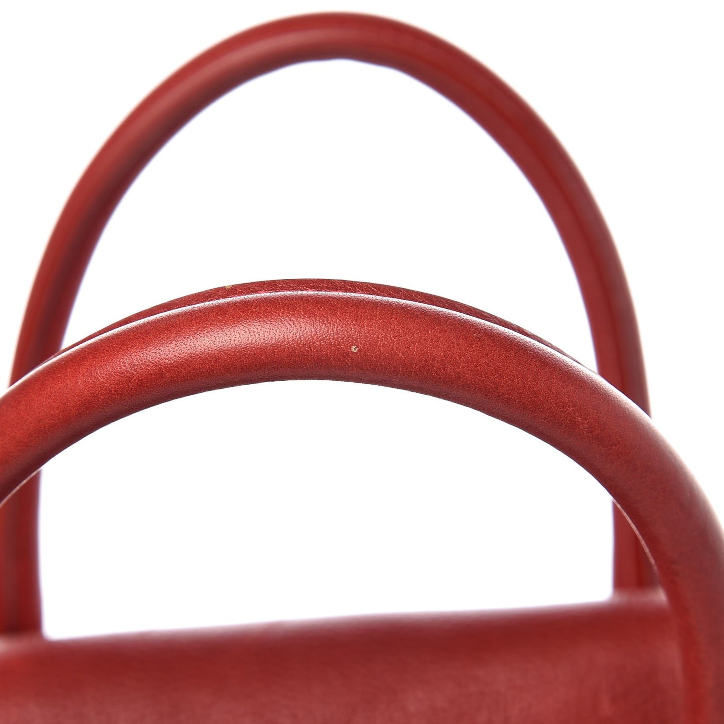 Natural Leather Small Bayswater Poppy Red