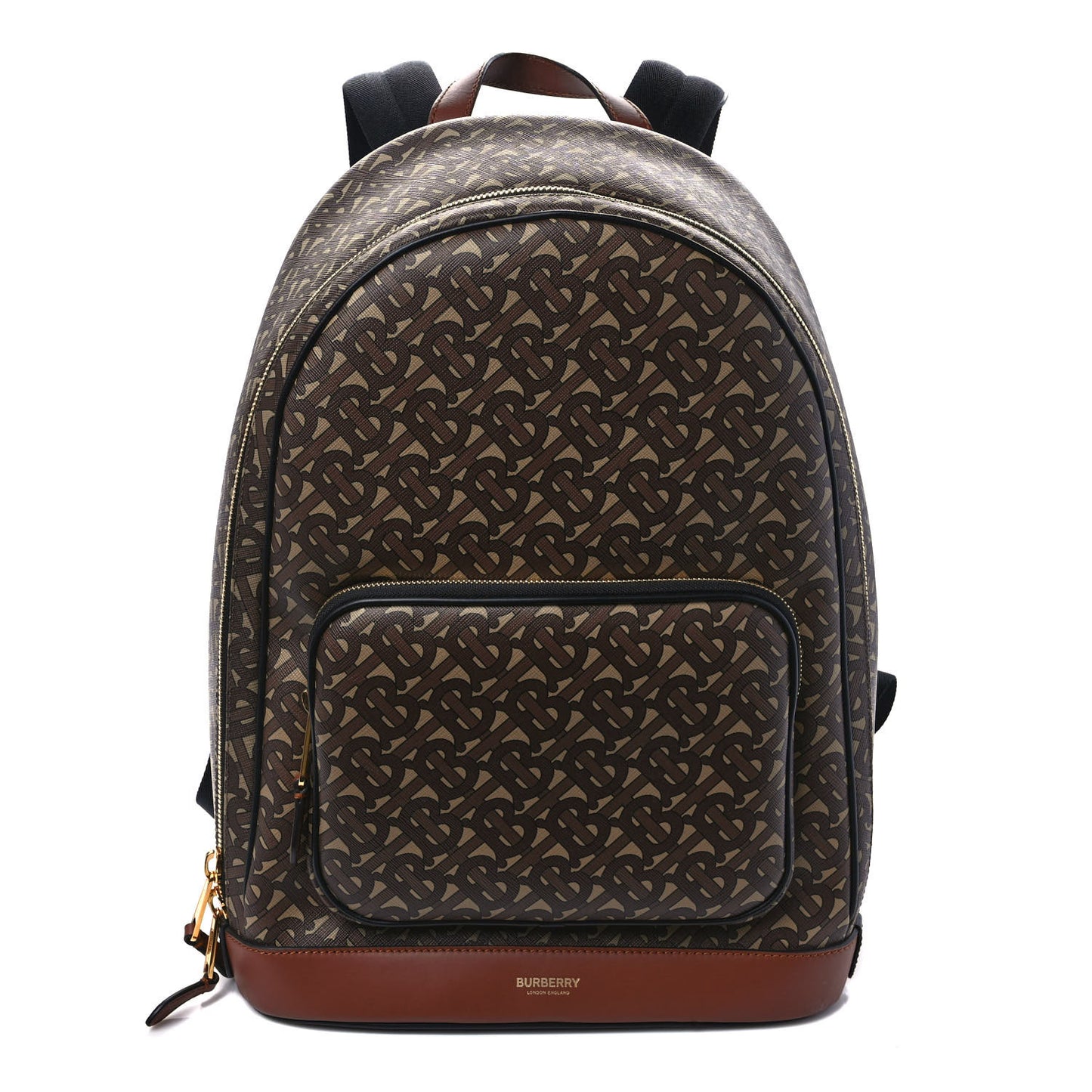 E-Canvas Monogram Rocco Backpack Bridle Brown