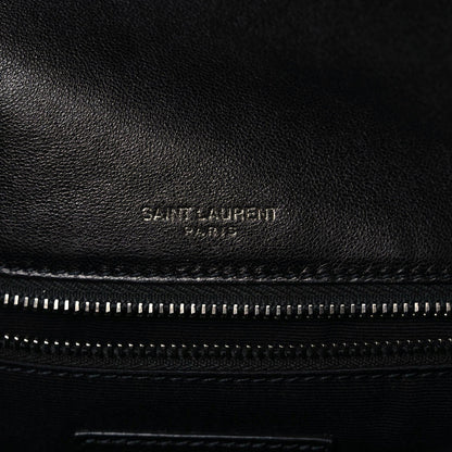 Saint Laurent Calfskin Matelasse Monogram Studded Stardust Medium Niki Chain Satchel Black 11 of 12