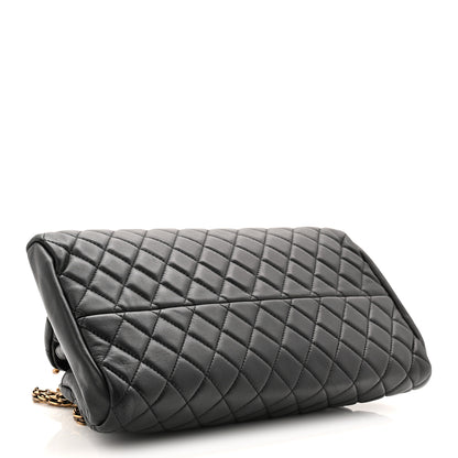 Chanel Lambskin Quilted Medium Just Mademoiselle Black 4 of 10