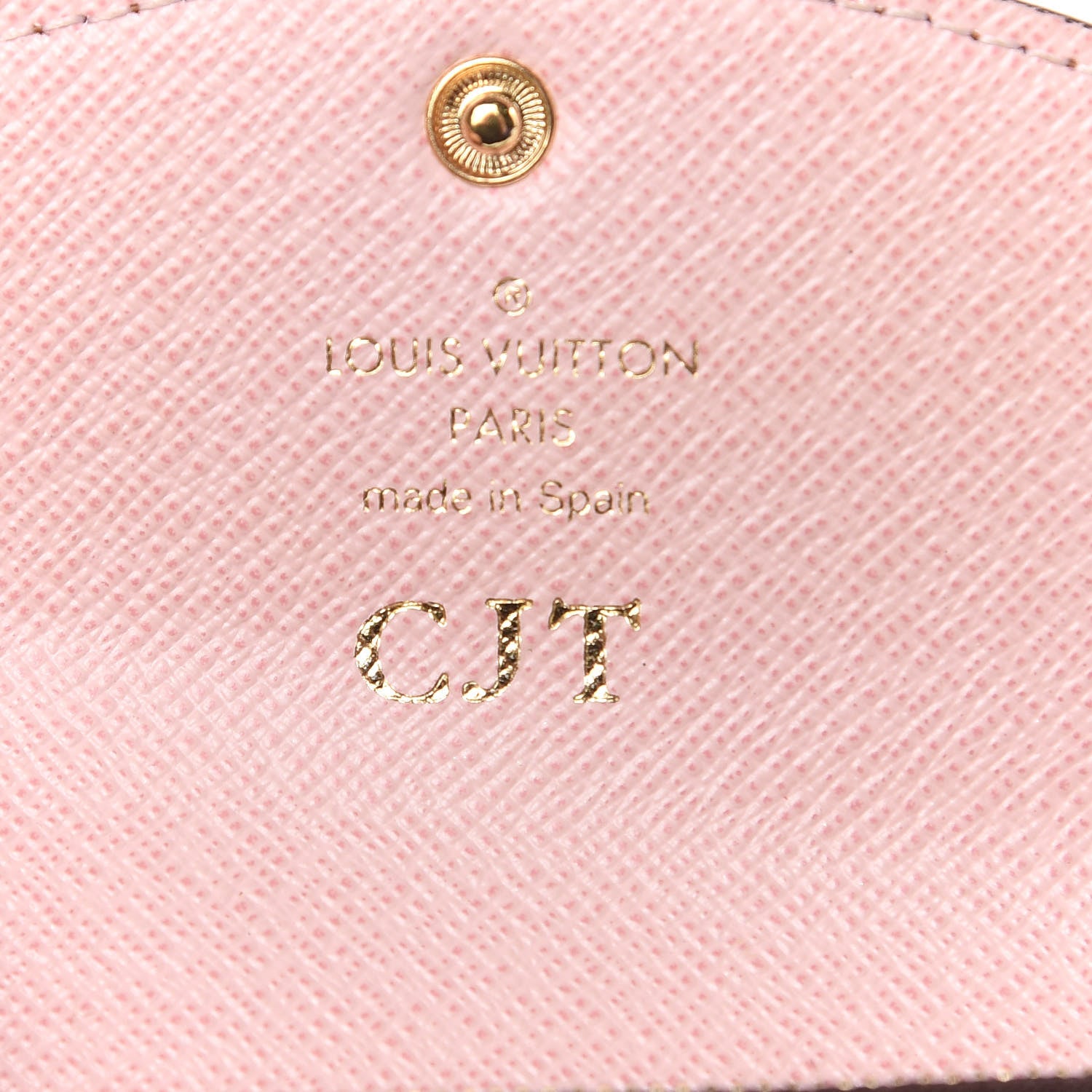 Louis Vuitton Damier Ebene Rosalie Coin Purse Rose Ballerine 6 of 14