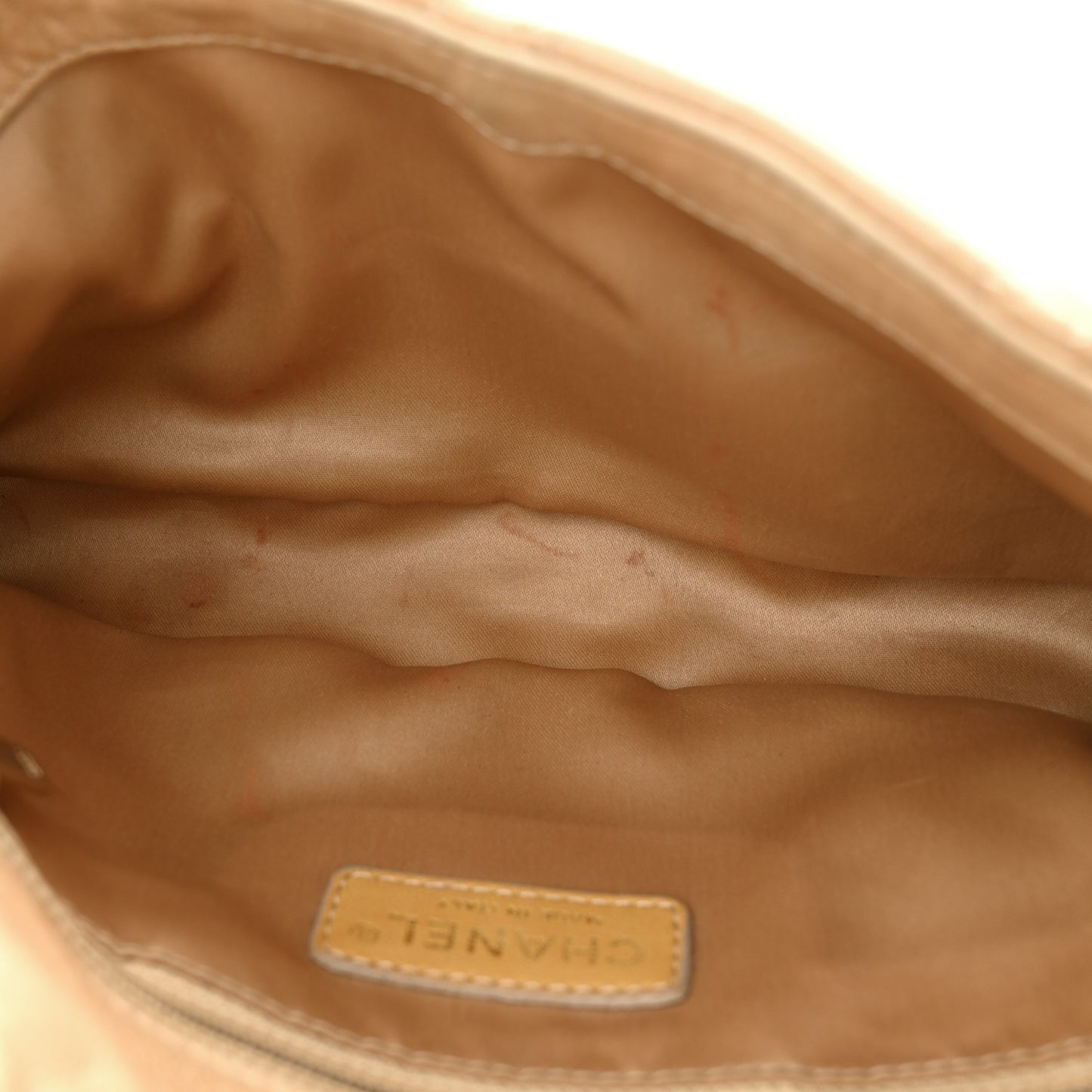 Calfskin Small Bubble Quilt Flap