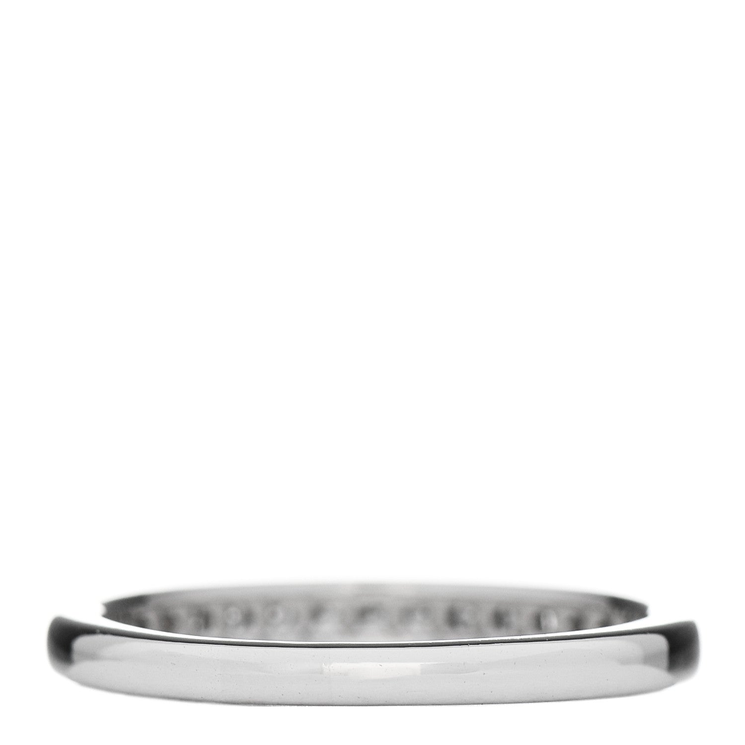 Tiffany Platinum Diamond Half Circle Wedding Band Ring 49 5 3 of 6
