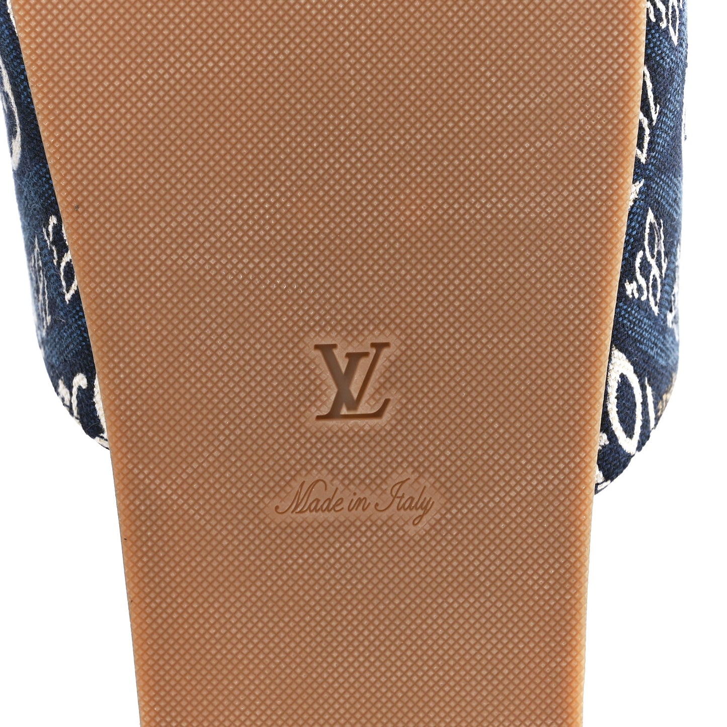Canvas Since 1854 Jumbo Flatform Mule Sandals 40 Blue