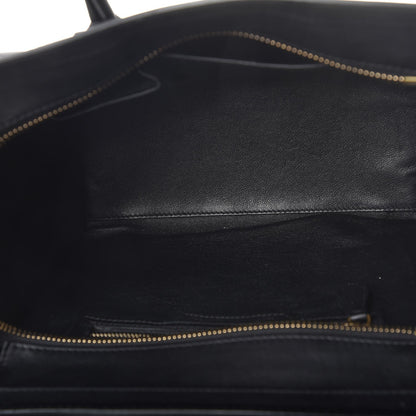 Celine Textured Calfskin Micro Tri-Color Luggage Navy Blue 5 of 10