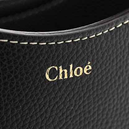 Chloe Small Grain Smooth Calfskin Small Darryl Hobo Black 6 of 10