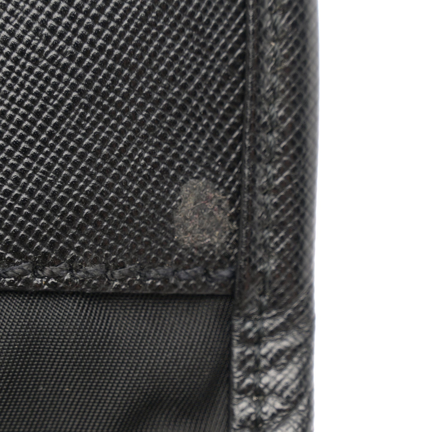 Tessuto Nylon Saffiano Logo Messenger Bag Black