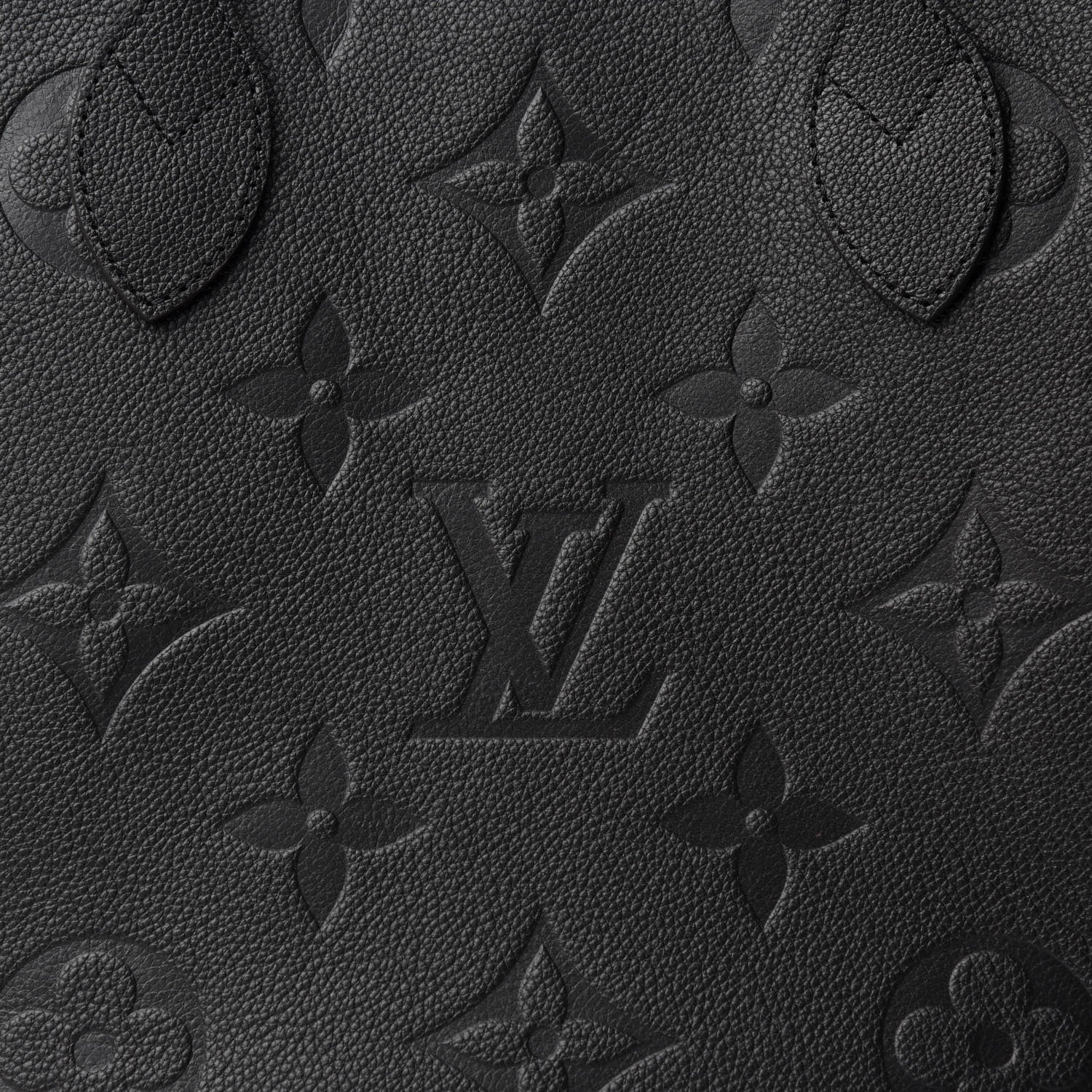Louis Vuitton Empreinte Monogram Giant Neverfull MM Black 10 of 11