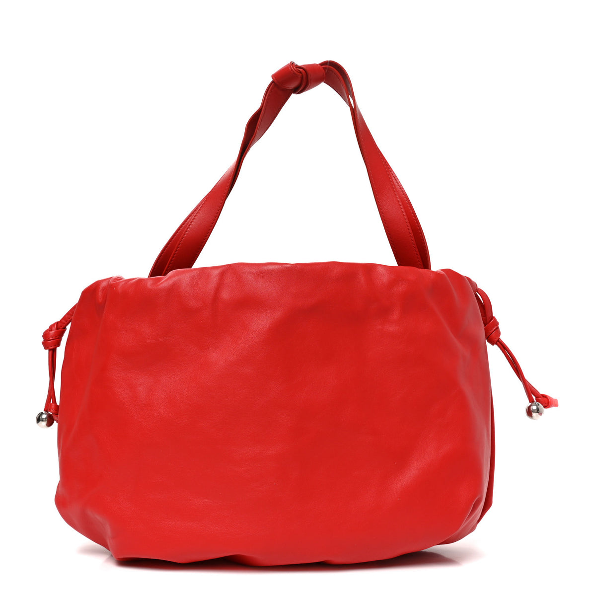 Bottega Veneta Nappa The Bulb Red 1 of 11