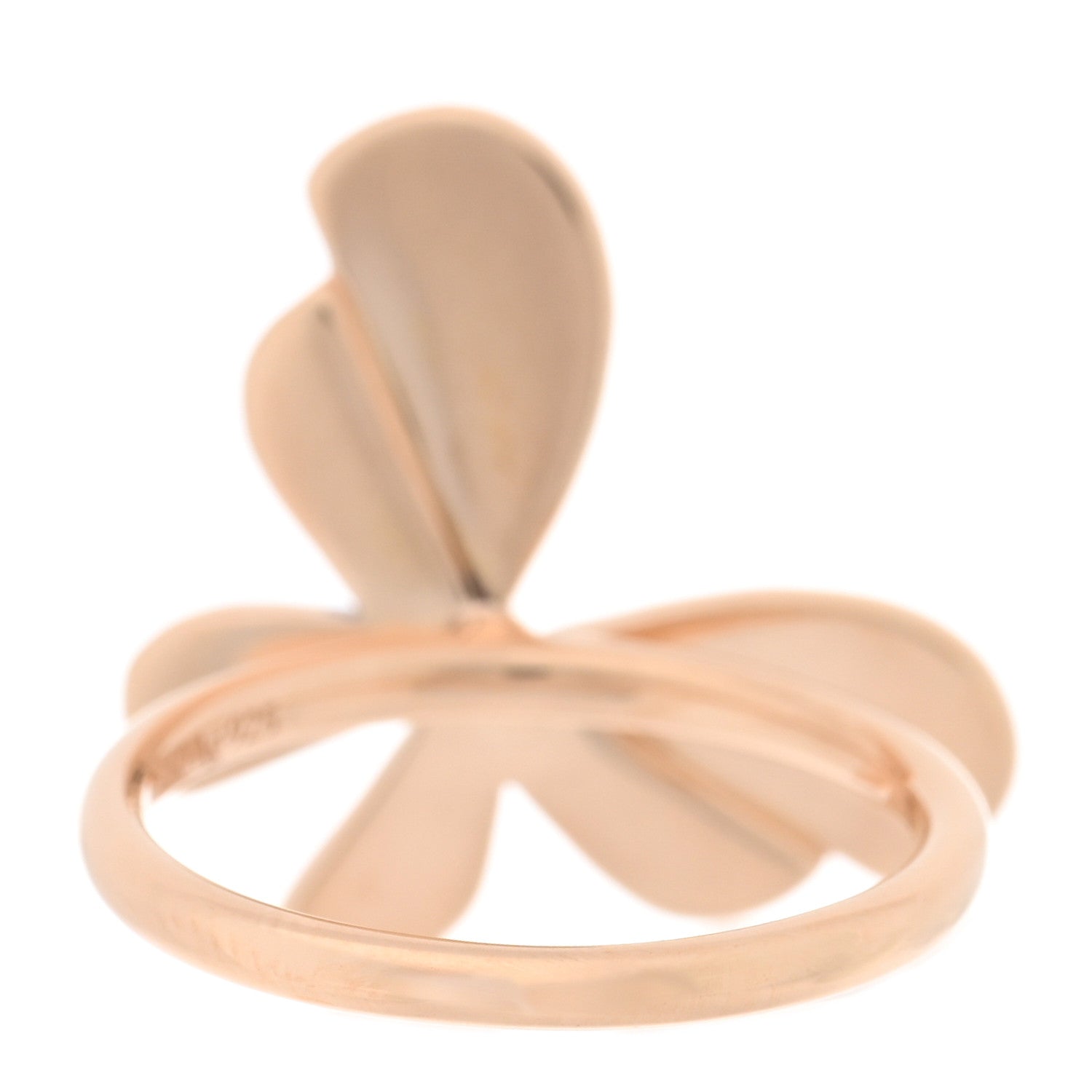 Tiffany 18K Rose Gold Sterling Silver Return to Tiffany Love Bugs Butterfly Ring 49 5 3 of 5
