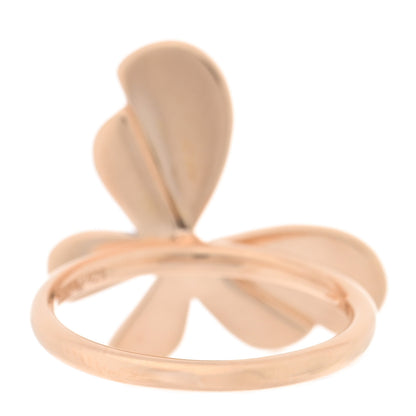 Tiffany 18K Rose Gold Sterling Silver Return to Tiffany Love Bugs Butterfly Ring 49 5 3 of 5