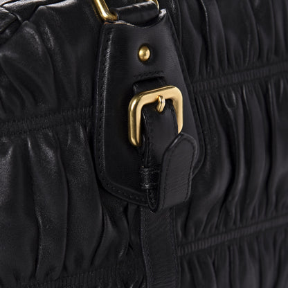 Prada Nappa Gaufre Tote Black 13 of 19