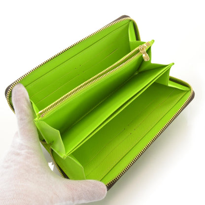 Louis Vuitton Monogram Graffiti Zippy Wallet Green 5 of 7