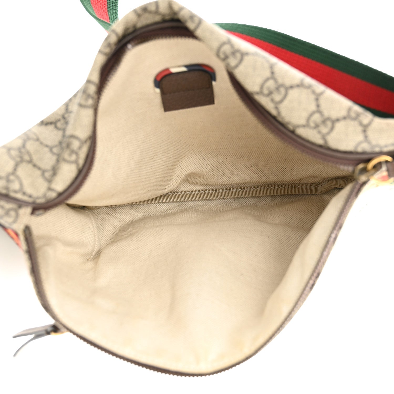 Gucci GG Supreme Monogram Courrier Belt Bag Beige New Acero 5 of 10