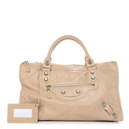 Balenciaga Agneau Giant 21 Silver Hardware Work Sahara 1 of 16