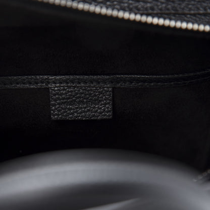 Celine Drummed Calfskin Nano Luggage Black 6 of 11