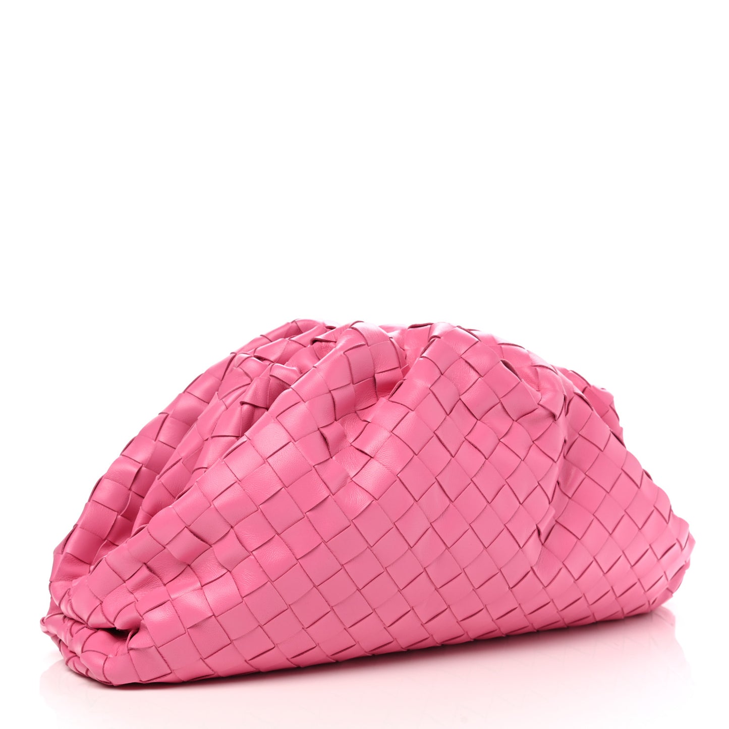 Nappa Maxi Intrecciato The Pouch Oversized Clutch Pink