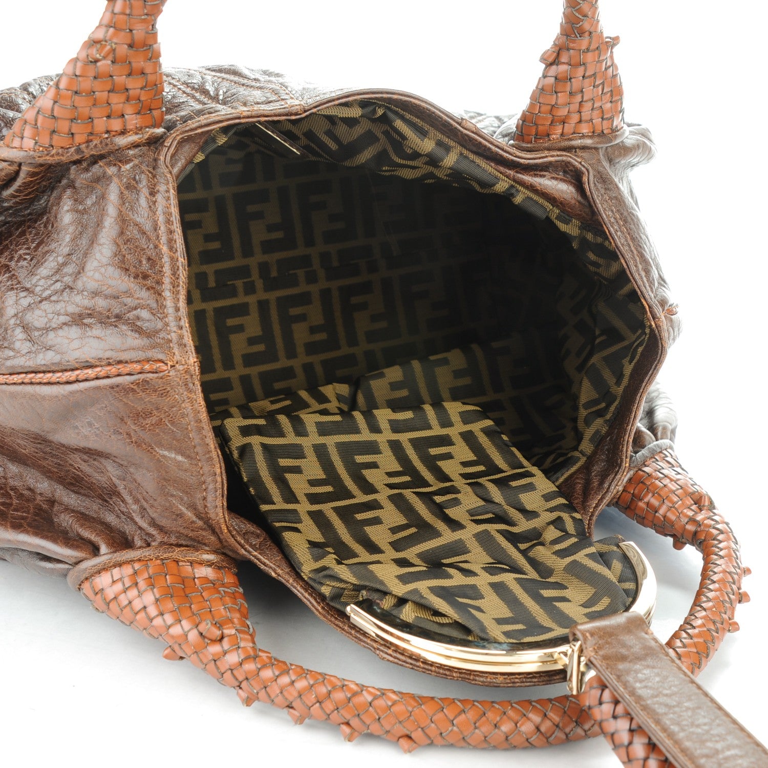 Fendi Nappa Nuvolata Spy Cognac 5 of 8