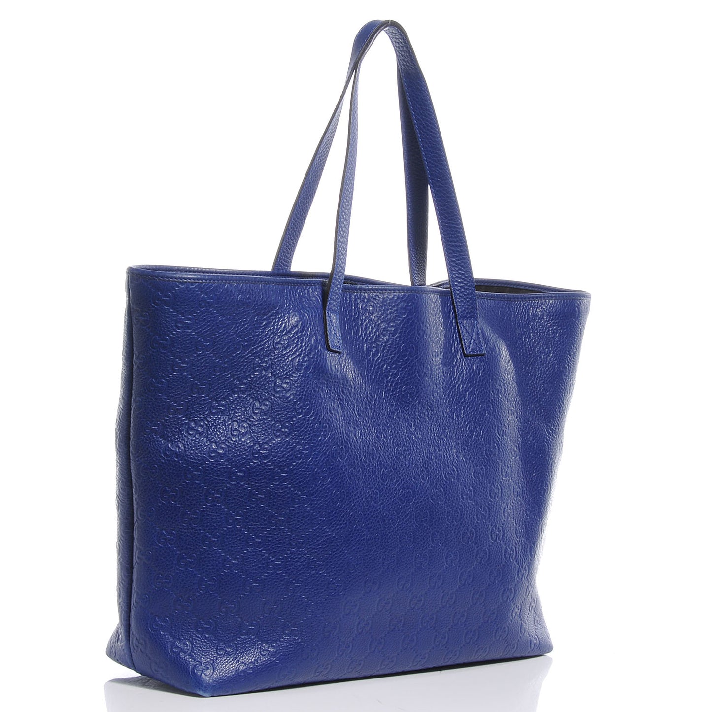 Guccissima Large Tote Blue