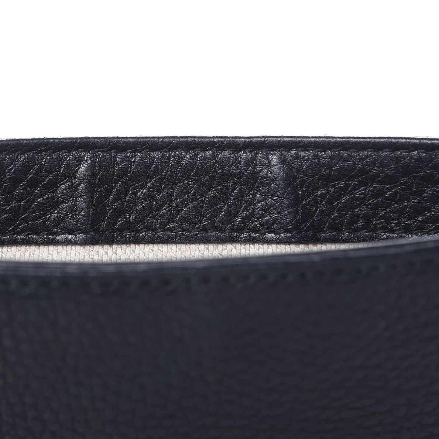 Pebbled Calfskin Small Soho Flap Crossbody Black