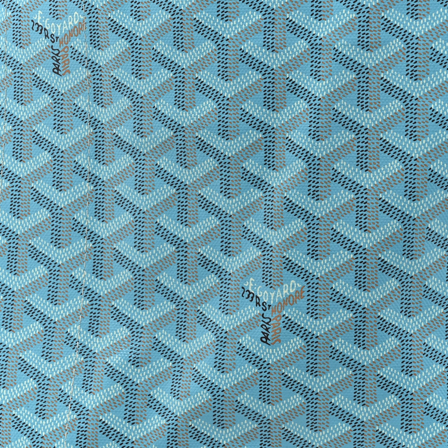 Goyardine Reversible Belharra Light Blue