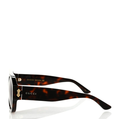 Gucci Acetate Aviator Sunglasses GG0668S Havana 3 of 8
