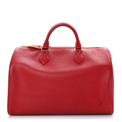 Louis Vuitton LOUIS VUITTON Epi Speedy 30 Castillan Red 1 of 11
