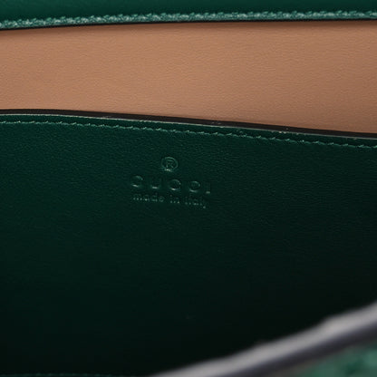 Gucci Snakeskin Small Diana Tote Bag Green 6 of 11
