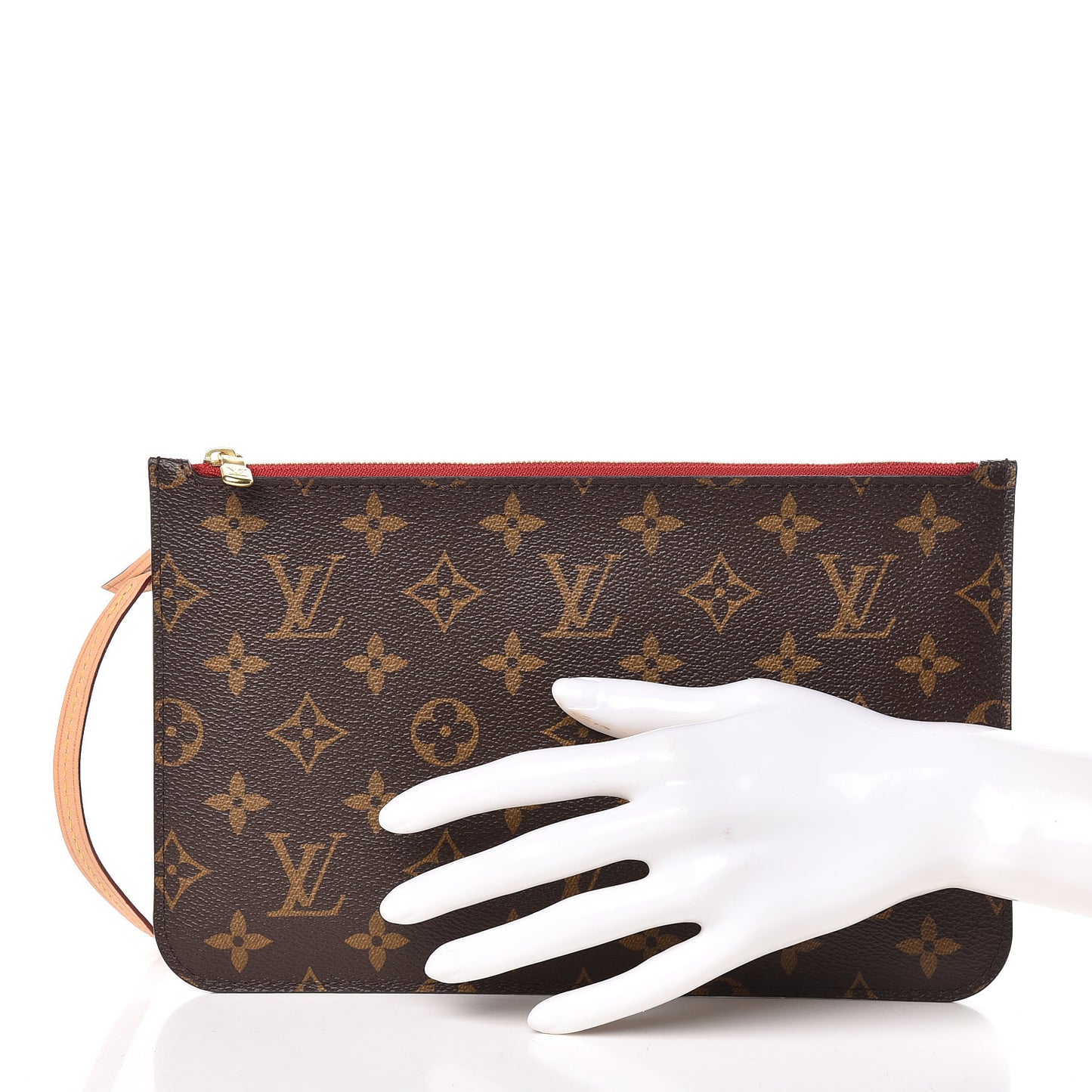 Monogram Neverfull MM GM Pochette Cherry