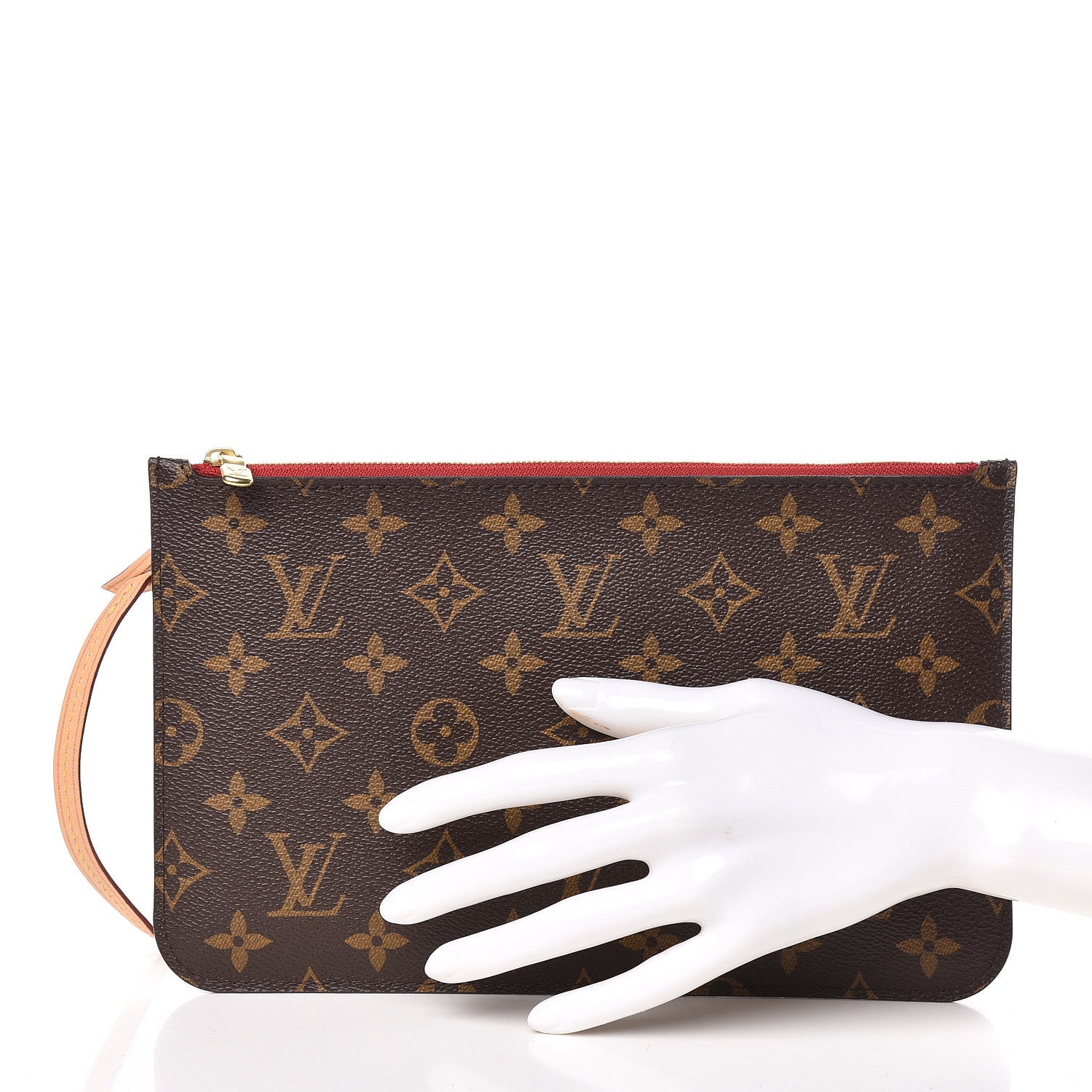 Louis Vuitton Monogram Neverfull MM GM Pochette Cherry 2 of 7