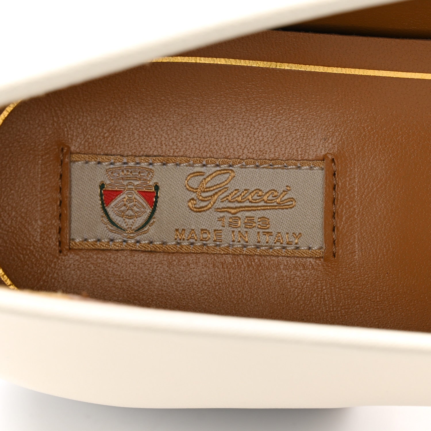 Gucci Malaga Kid Crystal Horsebit Womens Jordaan Loafers 36.5 Mystic White 6 of 9