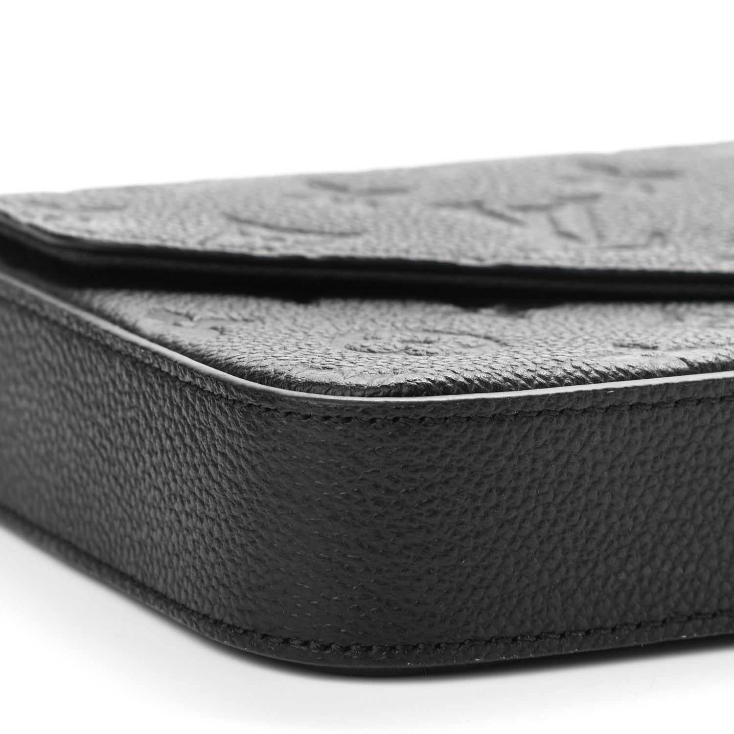 Louis Vuitton Empreinte Pochette Felicie Chain Wallet Black 10 of 12