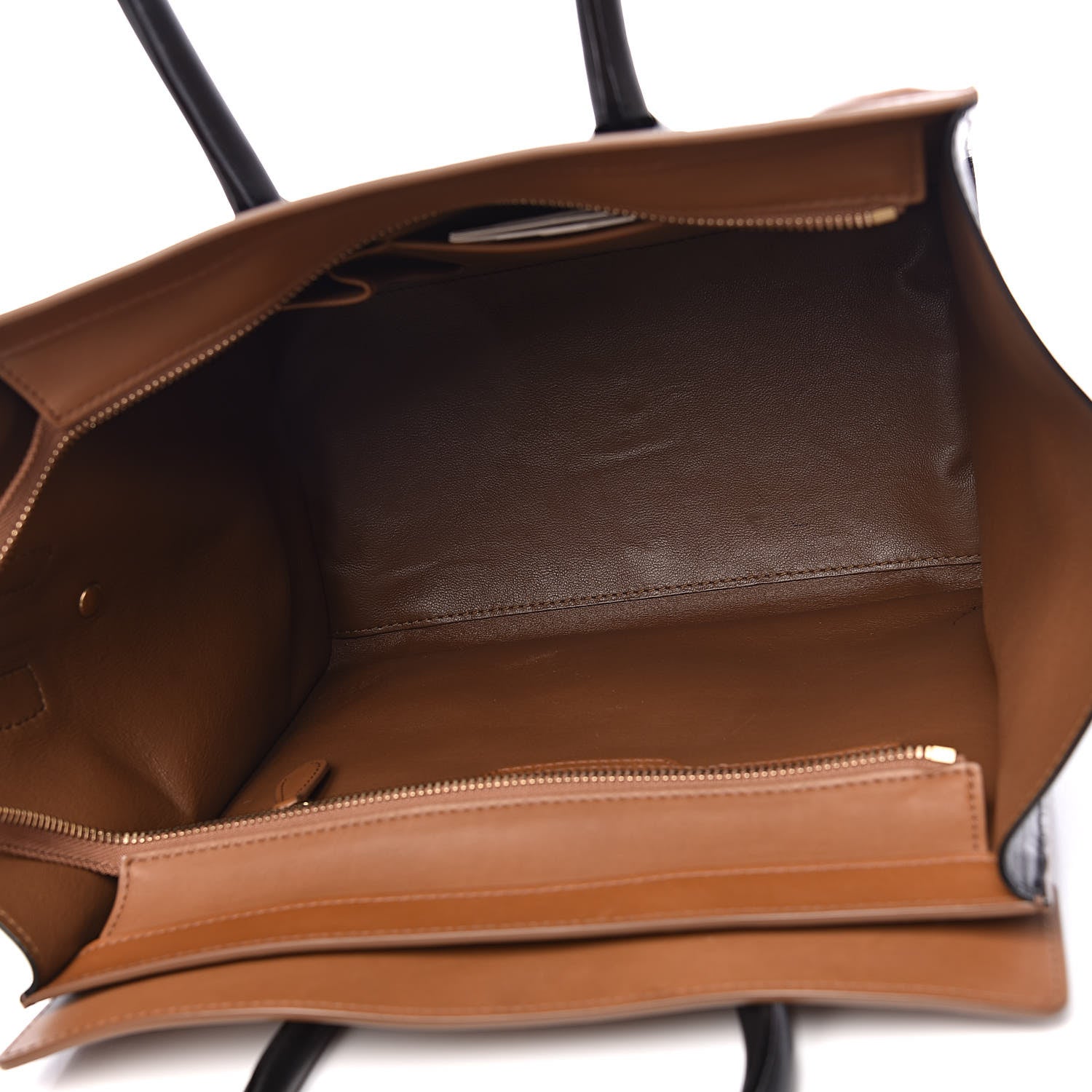 Celine Smooth Calfskin Mini Tri-Color Luggage Brown 5 of 16