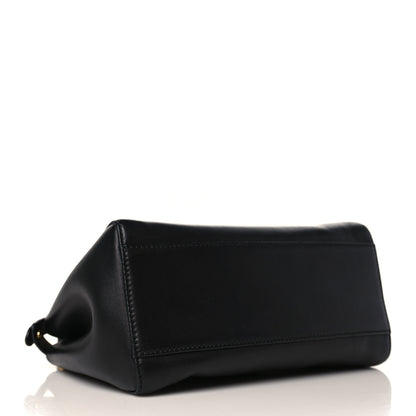 Fendi Nappa Mini Peekaboo Iconic Satchel Black 4 of 8