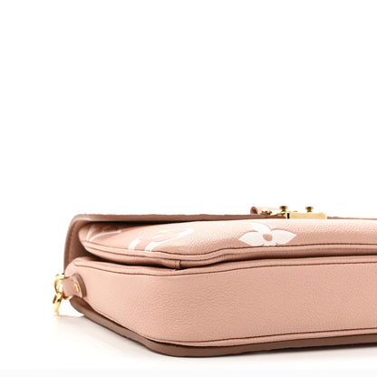 Louis Vuitton Empreinte Monogram Giant Pochette Metis Rose Trianon Cream 8 of 9