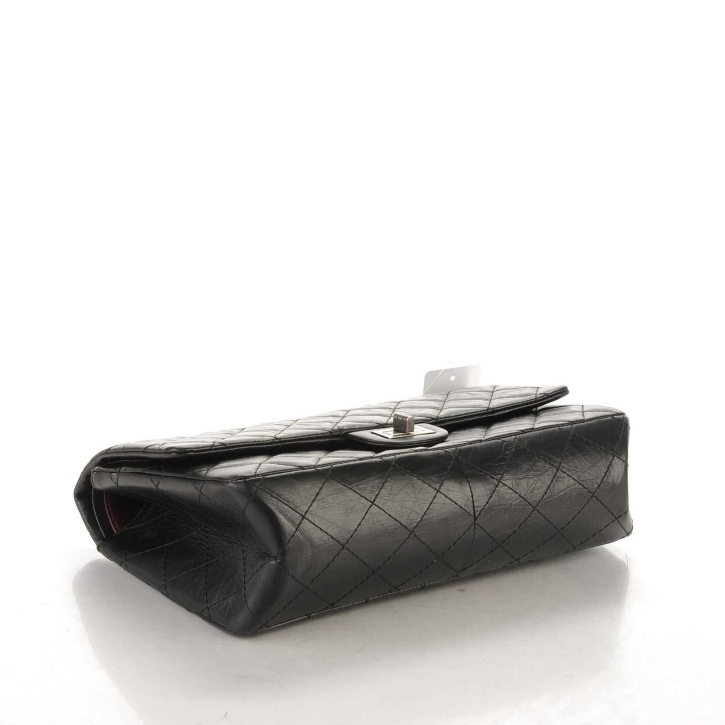 Aged Calfskin Quilted 2.55 Reissue 226 Flap Black
