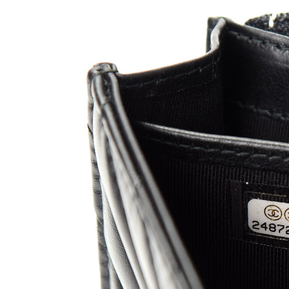 Chanel Aged Calfskin Chevron Quilted 2.55 Reissue Flap Wallet So Black 8 of 9