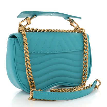 Louis Vuitton Calfskin New Wave Chain PM Malibu Green 3 of 11