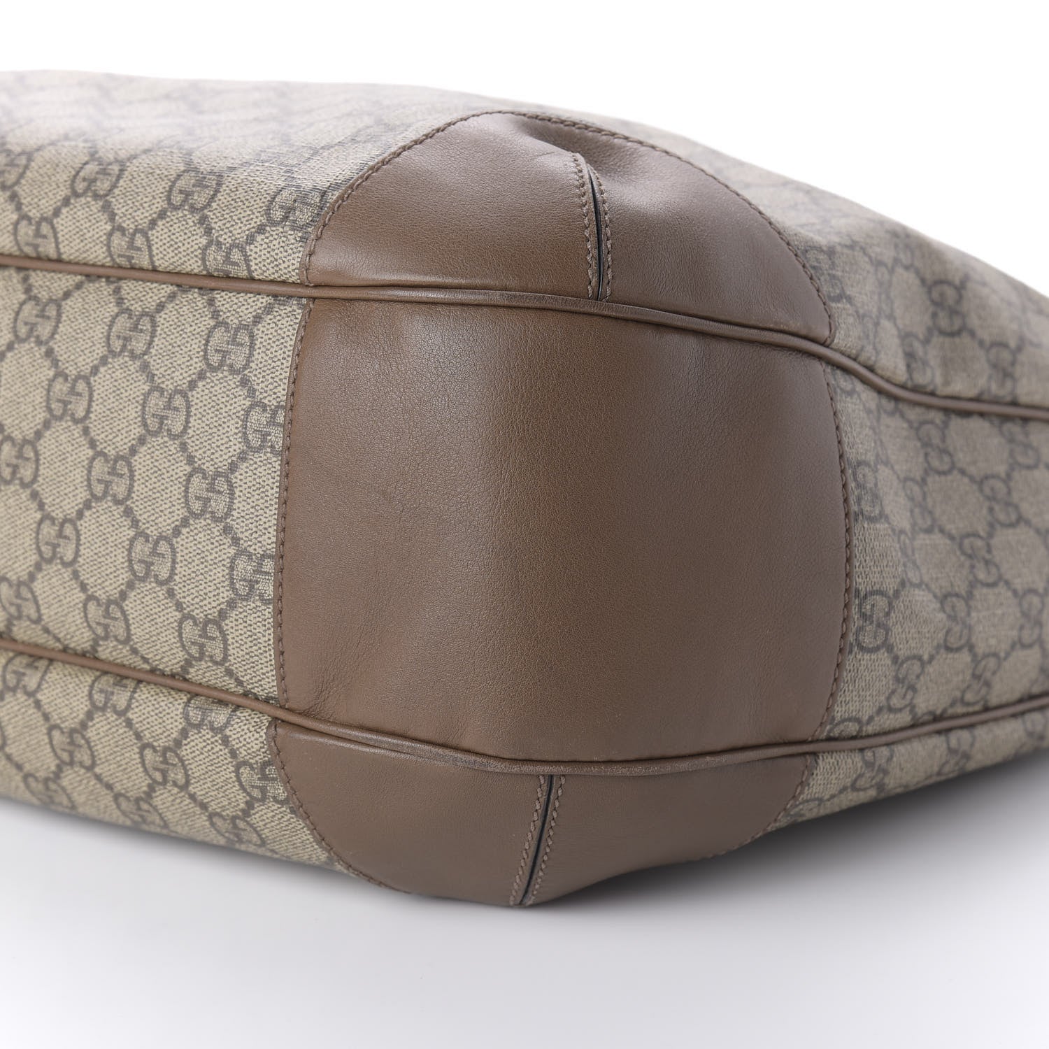 Gucci GG Supreme Monogram Margaux Calfskin Medium Nice Hobo Beige Ebony Acero 7 of 11
