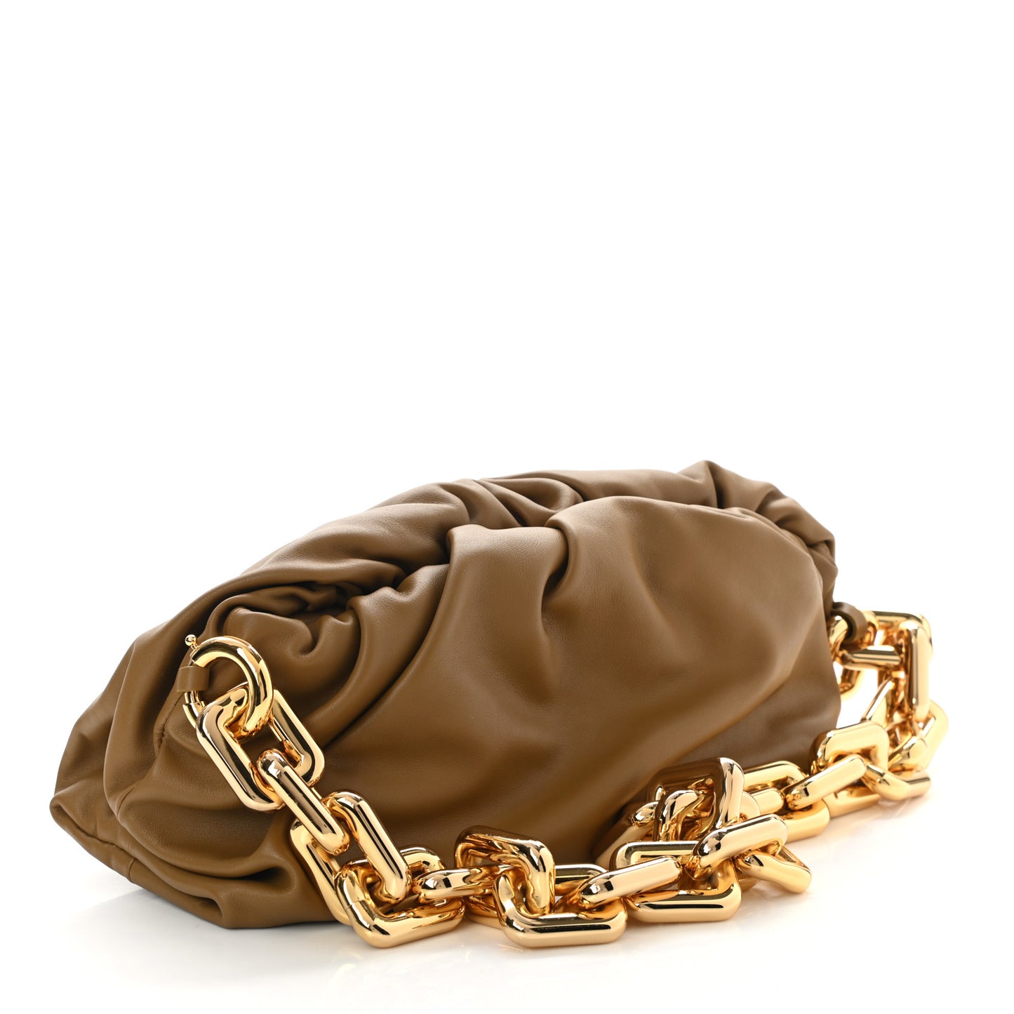 Calfskin The Pouch Chain Cammello