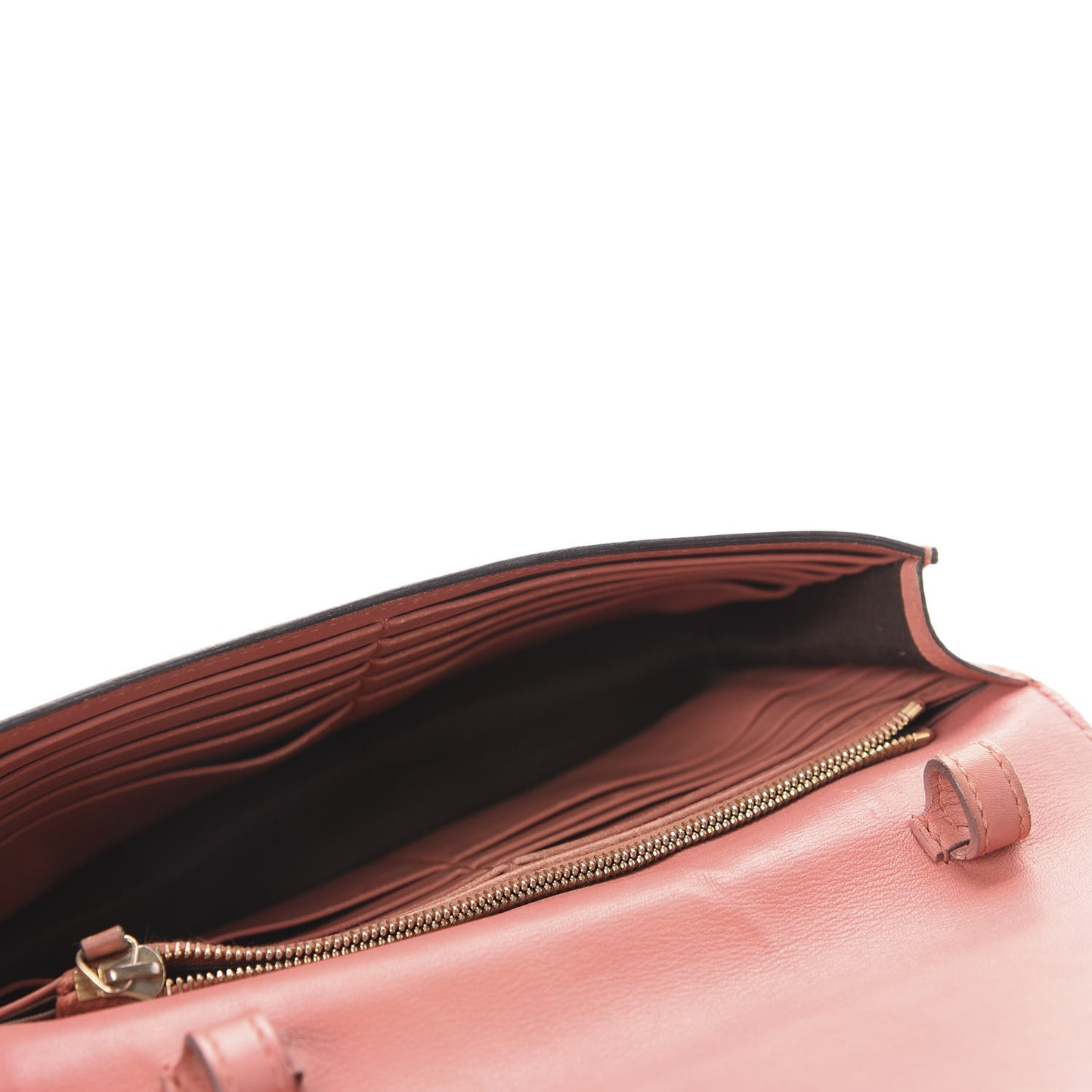 Moon Calfskin Icon Wallet Cameo Pink