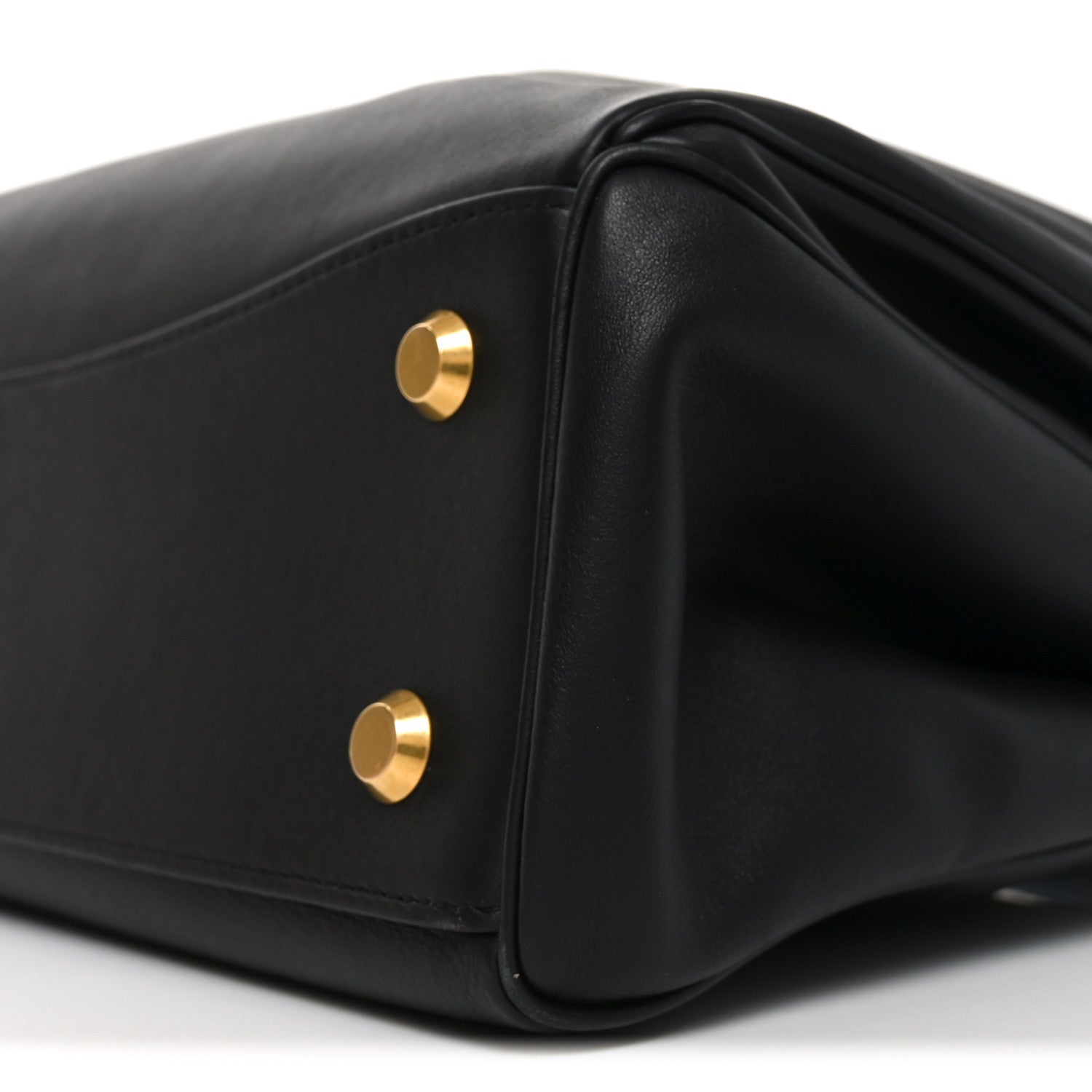 Balenciaga Natural Smooth Calfskin Medium Rodeo Top Handle Handbag  Black 9 of 9