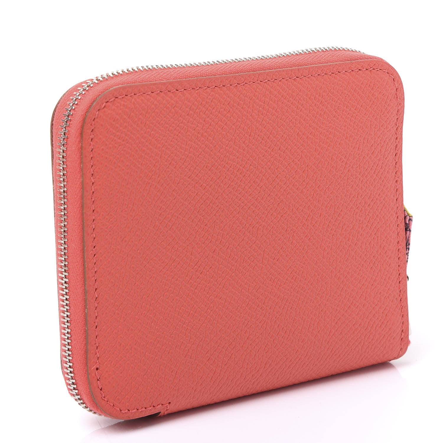 Hermes Epsom Silk'in Compact Wallet Rose Jaipur 2 of 8