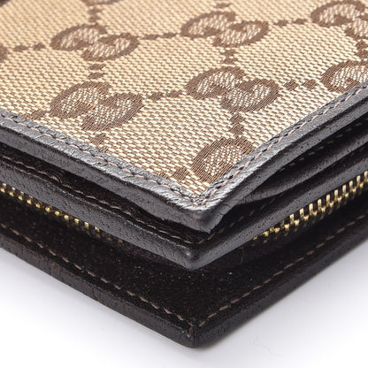 Gucci Monogram Abbey Continental Wallet Dark Brown 8 of 10